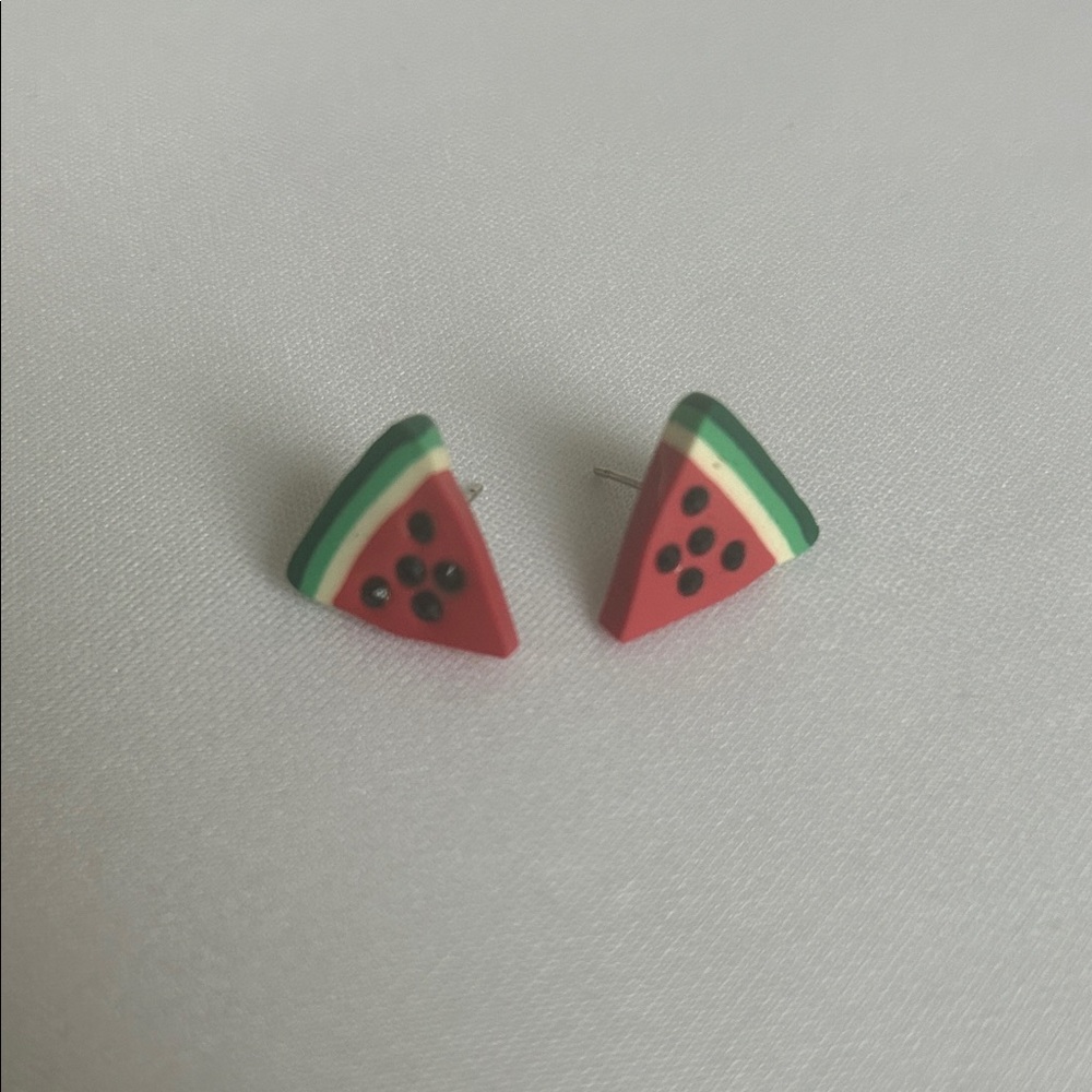 Claire’s Watermelon Slice Stud Earrings